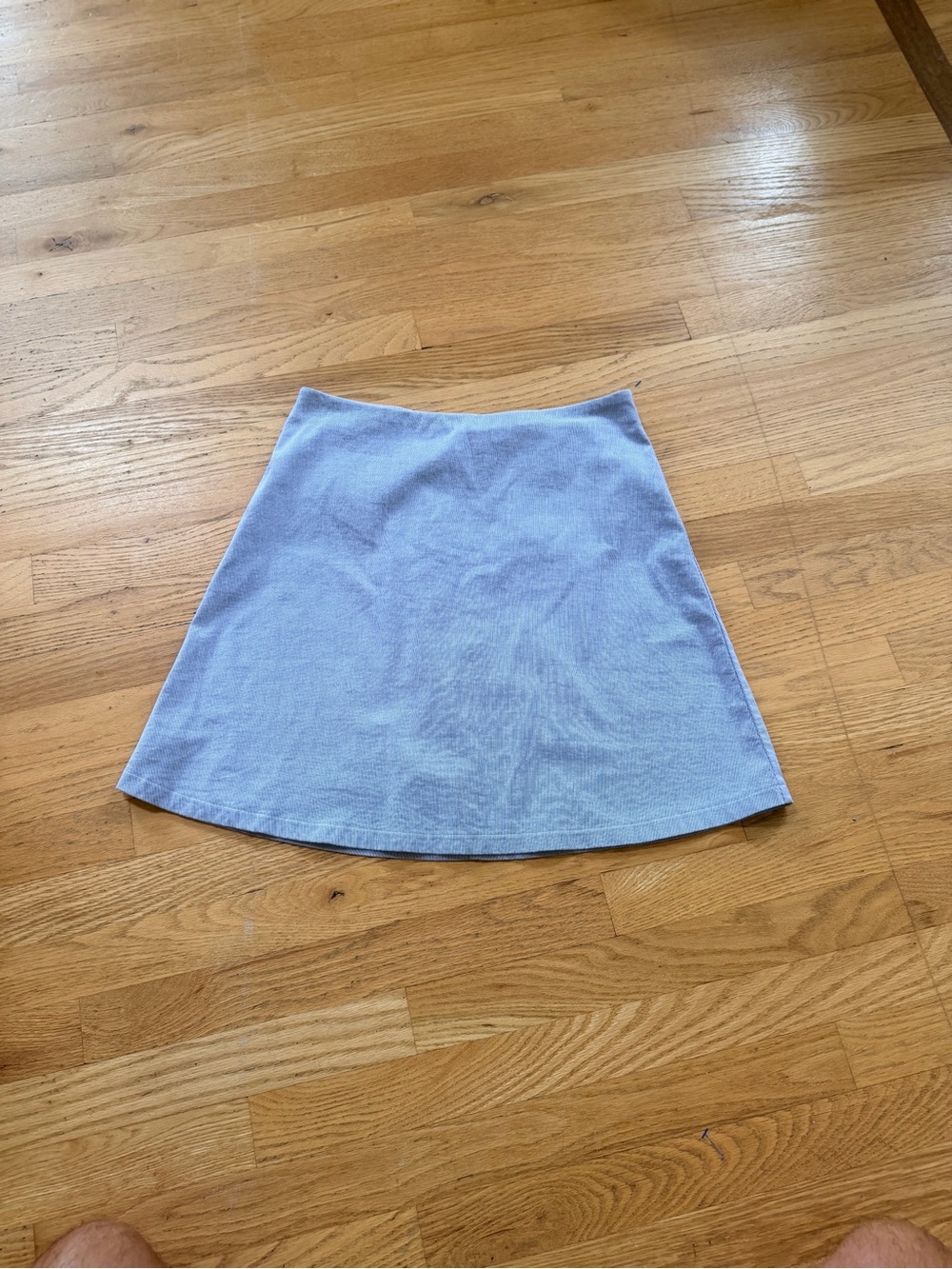 Ladies Size PM "Attyre" Pastel Blue A-Line Skirt GUC